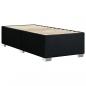 Preview: Boxspringbett mit Matratze Schwarz 80x200 cm Stoff