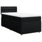 Preview: Boxspringbett mit Matratze Schwarz 90x190 cm Stoff