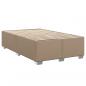 Preview: Boxspringbett Matratze Cappuccino-Braun 120x200cm Kunstleder