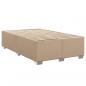 Preview: Boxspringbett Matratze Cappuccino-Braun 120x200cm Kunstleder