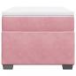 Preview: Boxspringbett mit Matratze Rosa 90x200 cm Samt