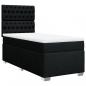 Preview: Boxspringbett mit Matratze Schwarz 80x200 cm Stoff