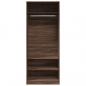 Preview: Kleiderschrank Braun Eichen-Optik 80x50x200 cm Holzwerkstoff