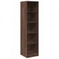 Preview: Kleiderschrank Braun Eichen-Optik 50x50x200 cm Holzwerkstoff