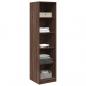 Preview: Kleiderschrank Braun Eichen-Optik 50x50x200 cm Holzwerkstoff