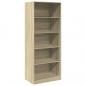 Preview: Kleiderschrank Sonoma-Eiche 80x50x200 cm Holzwerkstoff