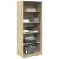 Preview: Kleiderschrank Sonoma-Eiche 80x50x200 cm Holzwerkstoff