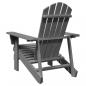 Preview: Adirondack-Stuhl Grau 69x85x90,5 cm Massivholz Tanne