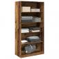 Preview: Kleiderschrank Altholz-Optik 100x50x200 cm Holzwerkstoff