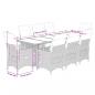 Preview: 9-tlg. Garten-Bistro-Set mit Kissen Braun Poly Rattan