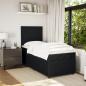 Preview: Boxspringbett mit Matratze Schwarz 80x200 cm Samt