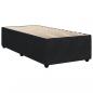 Preview: Boxspringbett mit Matratze Schwarz 80x200 cm Samt