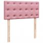 Preview: Boxspringbett mit Matratze Rosa 80x200 cm Samt