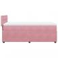 Preview: Boxspringbett mit Matratze Rosa 80x200 cm Samt