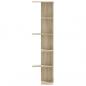 Preview: Wand-Eckregal Sonoma-Eiche 36,5x36,5x140 cm Holzwerkstoff