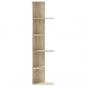 Preview: Wand-Eckregal Sonoma-Eiche 36,5x36,5x140 cm Holzwerkstoff