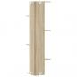 Preview: Wand-Eckregal Sonoma-Eiche 36,5x36,5x140 cm Holzwerkstoff