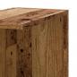 Preview: Wand-Eckregal Altholz-Optik 36,5x36,5x140 cm Holzwerkstoff