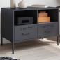 Preview: ARDEBO.de - TV-Schrank Anthrazit 68x39x50,5 cm Stahl