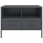 Preview: TV-Schrank Anthrazit 68x39x50,5 cm Stahl