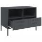 Preview: TV-Schrank Anthrazit 68x39x50,5 cm Stahl