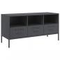 Preview: TV-Schrank Anthrazit 100,5x39x50,5 cm Stahl