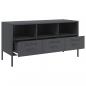 Preview: TV-Schrank Anthrazit 100,5x39x50,5 cm Stahl