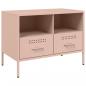 Preview: TV-Schrank Rosa 68x39x50,5 cm Stahl