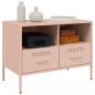 Preview: TV-Schrank Rosa 68x39x50,5 cm Stahl