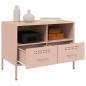 Preview: TV-Schrank Rosa 68x39x50,5 cm Stahl