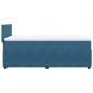 Preview: Boxspringbett mit Matratze Blau 90x190 cm Samt