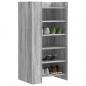 Preview: ARDEBO.de - Schuhschrank Grau Sonoma 52x37,5x100 cm Holzwerkstoff