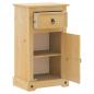 Preview: Badschrank Corona 45x33x80 cm Massivholz Kiefer