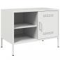 Preview: TV-Schrank Weiß 68x39x50,5 cm Stahl