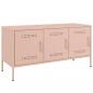 Preview: TV-Schrank Rosa 100,5x39x50,5 cm Stahl