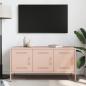 Preview: TV-Schrank Rosa 100,5x39x50,5 cm Stahl