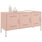 Preview: TV-Schrank Rosa 100,5x39x50,5 cm Stahl