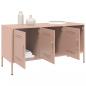 Preview: TV-Schrank Rosa 100,5x39x50,5 cm Stahl