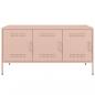 Preview: TV-Schrank Rosa 100,5x39x50,5 cm Stahl