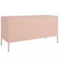 Preview: TV-Schrank Rosa 100,5x39x50,5 cm Stahl