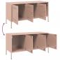 Preview: TV-Schrank Rosa 100,5x39x50,5 cm Stahl