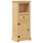 Preview: Badschrank Corona 45x33x110 cm Massivholz Kiefer