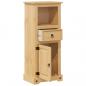 Preview: Badschrank Corona 45x33x110 cm Massivholz Kiefer