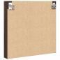 Preview: Vitrinenschrank Braun Eichen-Optik 60x8,5x58 cm Holzwerkstoff