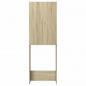 Preview: Waschmaschinenschrank Sonoma-Eiche 64x25,5x190 cm