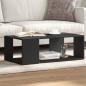 Preview: ARDEBO.de - Couchtisch Schwarz 89,5x48x30 cm Holzwerkstoff