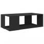 Preview: Couchtisch Schwarz 89,5x48x30 cm Holzwerkstoff