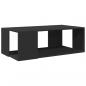 Preview: Couchtisch Schwarz 89,5x48x30 cm Holzwerkstoff