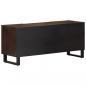 Preview: TV-Schrank Braun 105x34x46 cm Massivholz Mango