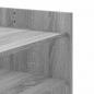 Preview: Couchtisch Grau Sonoma 80x50x50 cm Holzwerkstoff